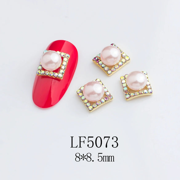 Alloy Nail Jewelry Diy Accessories Star Pink Face Beads With Cute Sweet Sweet Cool Ins Style Pure Desire Patterns Of Stars And Cartoon Cat Claw