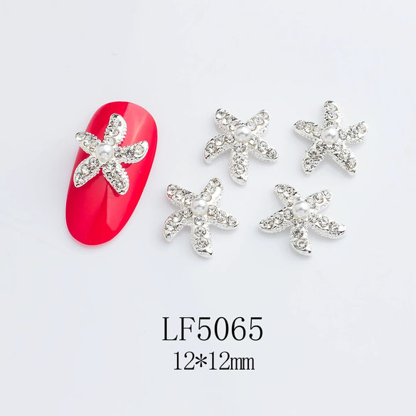 Alloy Nail Jewelry Diy Accessories Star Pink Face Beads With Cute Sweet Sweet Cool Ins Style Pure Desire Patterns Of Stars And Cartoon Cat Claw