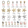 Alloy Nail Jewelry Diy Accessories Star Pink Face Beads With Cute Sweet Sweet Cool Ins Style Pure Desire Patterns Of Stars And Cartoon Cat Claw