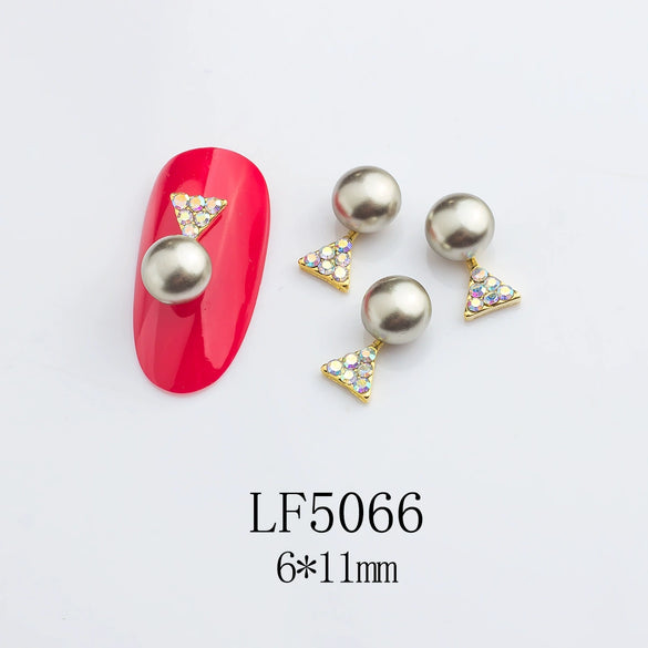 Alloy Nail Jewelry Diy Accessories Star Pink Face Beads With Cute Sweet Sweet Cool Ins Style Pure Desire Patterns Of Stars And Cartoon Cat Claw