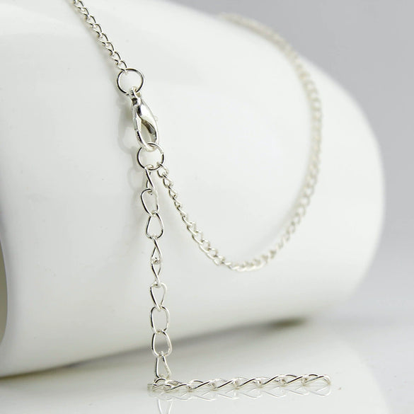 Alloy Natural Eternal Flower Three Dimensional Glass Ball Pendant Necklace With Geometric Original Design