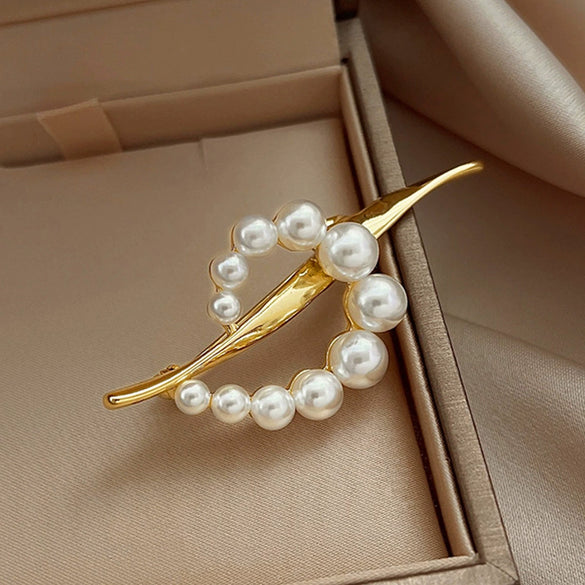 Alloy Natural Geometric Brooch Electroplated For Women