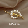 Alloy Natural Geometric Brooch Electroplated For Women