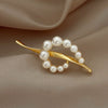 Alloy Natural Geometric Brooch Electroplated For Women