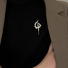 Alloy Natural Geometric Brooch Electroplated For Women
