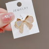 Alloy Natural Style Bow Brooch For Women With Electroplating Design