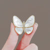 Alloy Natural Style Butterfly Brooch Electroplated For Women