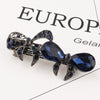 Alloy Natural Style Diamond Black Bow Hairpin Women's Hair Accessories