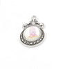 Alloy Ocean Moon Fish Scale Pendant Jewelry Accessories Electroplated With Round Pattern