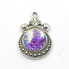 Alloy Ocean Moon Fish Scale Pendant Jewelry Accessories Electroplated With Round Pattern