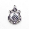 Alloy Ocean Moon Fish Scale Pendant Jewelry Accessories Electroplated With Round Pattern