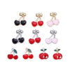 Alloy Oil Dripping Fruit Style Diy Handmade Jewelry Accessories Earrings Bracelet Necklace
