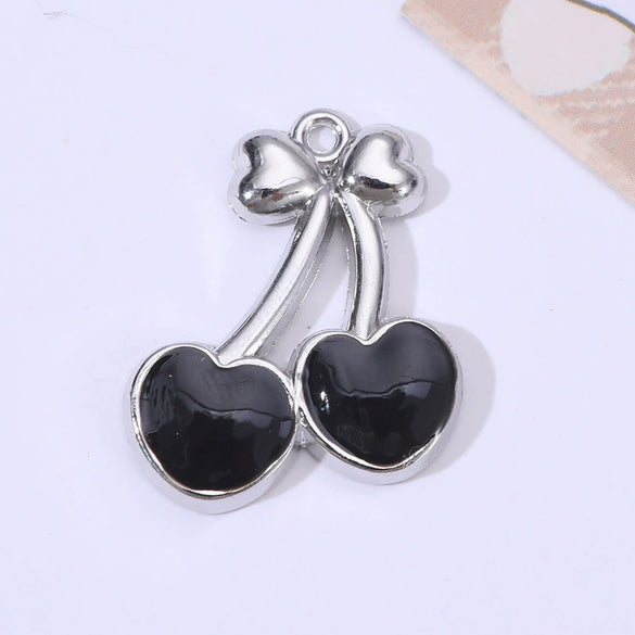 Alloy Oil Dripping Fruit Style Diy Handmade Jewelry Accessories Earrings Bracelet Necklace