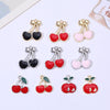 Alloy Oil Dripping Fruit Style Diy Handmade Jewelry Accessories Earrings Bracelet Necklace
