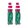 Alloy Oil Dripping Geometric Earrings Highend Retro Exaggerated Style