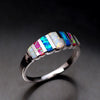 Alloy Oil Drop Ladies Wedding Ring With Letters Numbers Text Pattern Electroplated