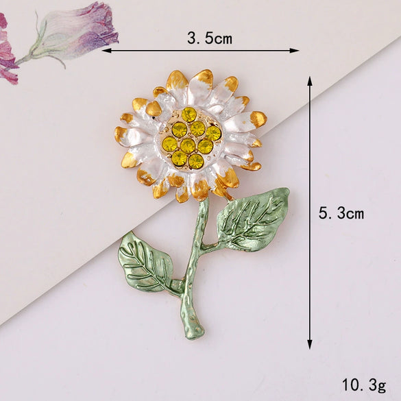 Alloy Oil Dropping Magnolia Flower Mobile Phone Case Back Sticker Women's Jewelry Accessories With Cherry And Coconut Tree Patterns Inlayed