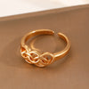 Alloy Opal Ring For Women With Geometric Animal Zodiac Pattern And Electroplating Design