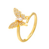 Alloy Opal Ring For Women With Geometric Animal Zodiac Pattern And Electroplating Design