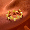Alloy Opal Ring For Women With Geometric Animal Zodiac Pattern And Electroplating Design