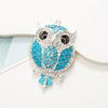 Alloy Owl Rhinestone Animal Air Outlet Jewelry Accessories Pendant With Electroplating
