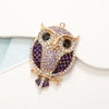 Alloy Owl Rhinestone Animal Air Outlet Jewelry Accessories Pendant With Electroplating