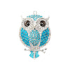 Alloy Owl Rhinestone Animal Air Outlet Jewelry Accessories Pendant With Electroplating