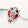 Alloy Owl Rhinestone Animal Air Outlet Jewelry Accessories Pendant With Electroplating