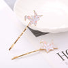 Alloy Paper Crane Hairpin Side Clip For Women Sweet Style Electroplated Headwear