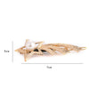 Alloy Pearl Bow Hairpin Gold Inlaid Women's Hair Accessory Duckbill Clip Ribbon Design