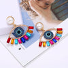 Alloy Pearl Earrings With Diamond Inlay Devil Eye Design Bold Statement Jewelry For Women