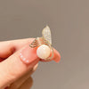 Alloy Pearl Fishtail Women's Antiexposure Brooch With Electroplating