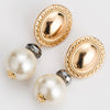 Alloy Pearl Metal Earrings Geometric Fashion Retro Style