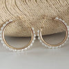 Alloy Pearl Round Electroplating Earrings Wholesale