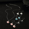 Alloy Pearl Shell Women's Jewelry With Marine Organisms Pattern Electroplated Clavicle Chain And Earrings