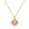 Alloy Pearl Shell Women's Jewelry With Marine Organisms Pattern Electroplated Clavicle Chain And Earrings