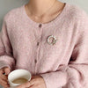 Alloy Pearl Women's Natural Flower Shaped Brooch With Electroplating Design