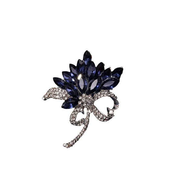 Alloy Pearl Women's Natural Style Flower Pattern Electroplated Brooch Wholesale Accessories