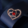 Alloy Pearl Women's Natural Style Flower Pattern Electroplated Brooch Wholesale Accessories