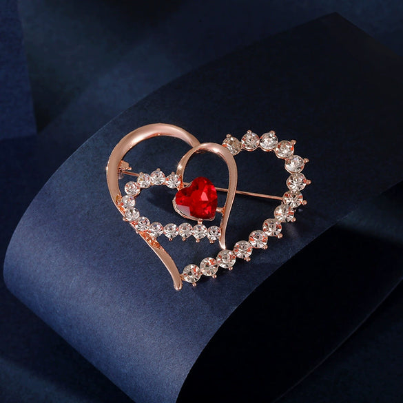 Alloy Pearl Women's Natural Style Flower Pattern Electroplated Brooch Wholesale Accessories
