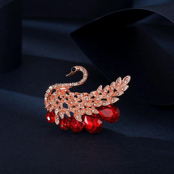Alloy Pearl Women's Natural Style Flower Pattern Electroplated Brooch Wholesale Accessories