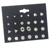 Alloy Pearl Zircon Earrings For Women Electroplating Jewelry