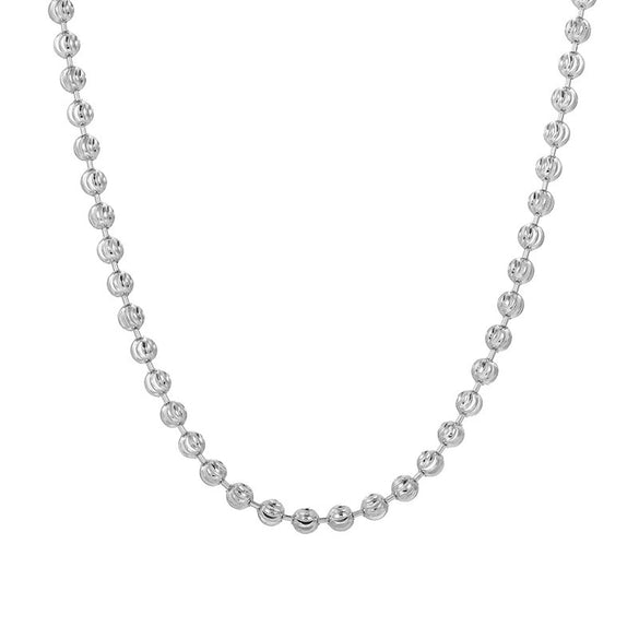 Alloy Pendant Ball Chain Lobster Clasp Necklace Women's Fashionable Simple Highend Electroplated Accessories