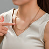 Alloy Pendant Ball Chain Lobster Clasp Necklace Women's Fashionable Simple Highend Electroplated Accessories