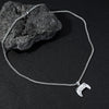 Alloy Personality Geometric Game Pendant Electroplated Unisex Hiphop Necklace With Twist Chain