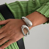 Alloy Personality Simple Irregular Bracelet With Electroplating Treatment