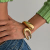 Alloy Personality Simple Irregular Bracelet With Electroplating Treatment