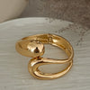 Alloy Personality Simple Irregular Bracelet With Electroplating Treatment