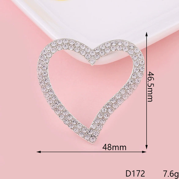 Alloy Phone Shell Jewelry Accessories With Love Peach Heart Design And Electroplating Treatment