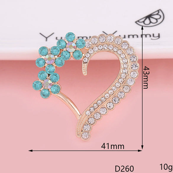 Alloy Phone Shell Jewelry Accessories With Love Peach Heart Design And Electroplating Treatment